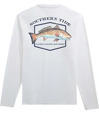 Southern Tide Redfish Badge Long Sleeve T-Shirt