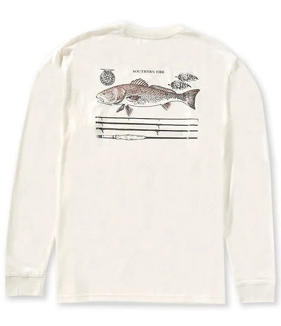 Southern Tide Redfish Rod Fashion Long Sleeve T-Shirt