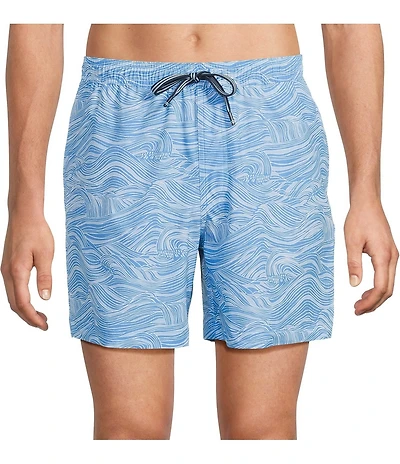Southern Tide Rolling Waves Swim Trunks