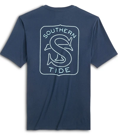 Southern Tide Rope Badge Short Sleeve T-Shirt