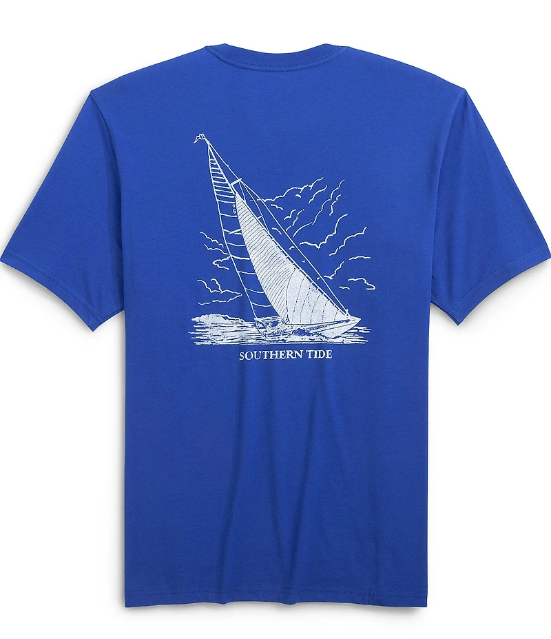 Southern Tide Sailboat Short Sleeve T-Shirt