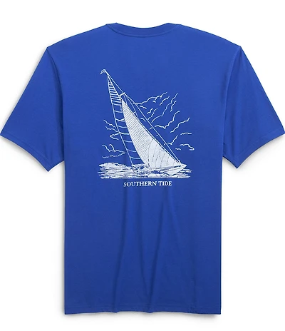 Southern Tide Sailboat Short Sleeve T-Shirt