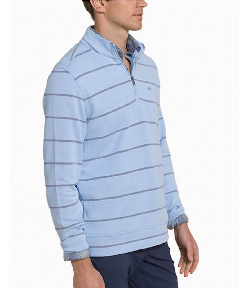 Southern Tide Sandy Cove Pique Quarter-Zip Pullover