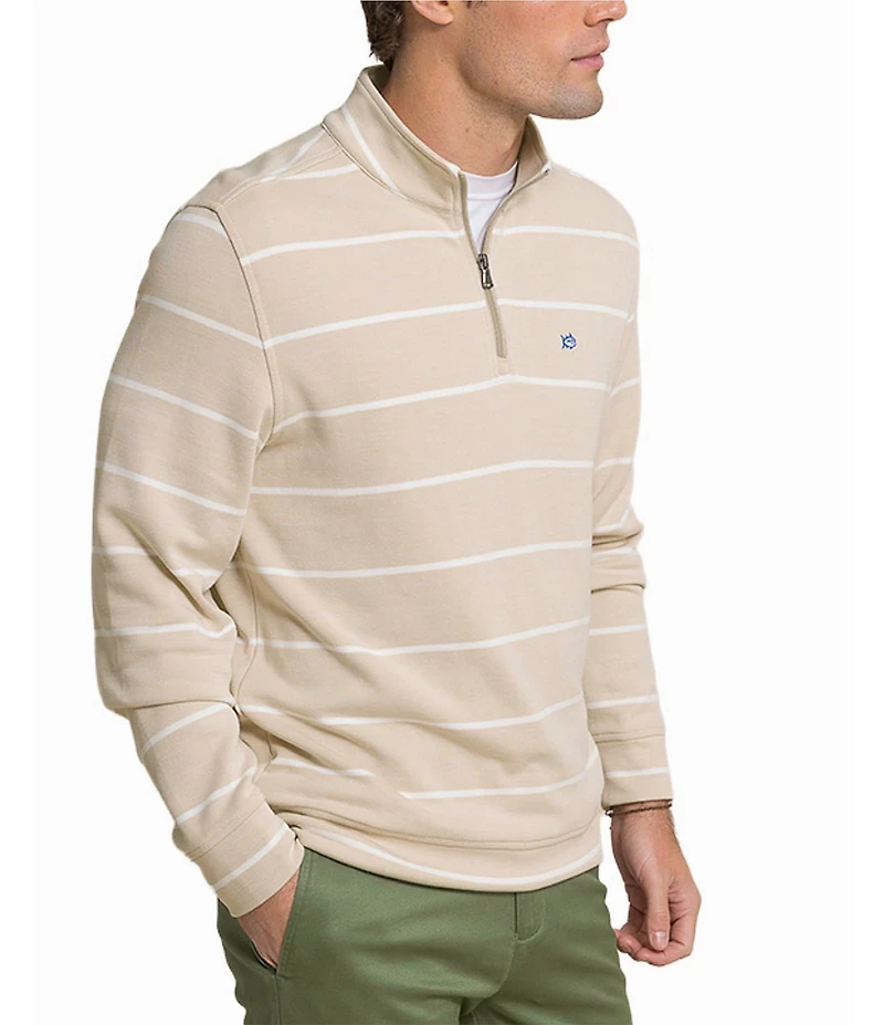 Southern Tide Sandy Cove Pique Quarter-Zip Pullover