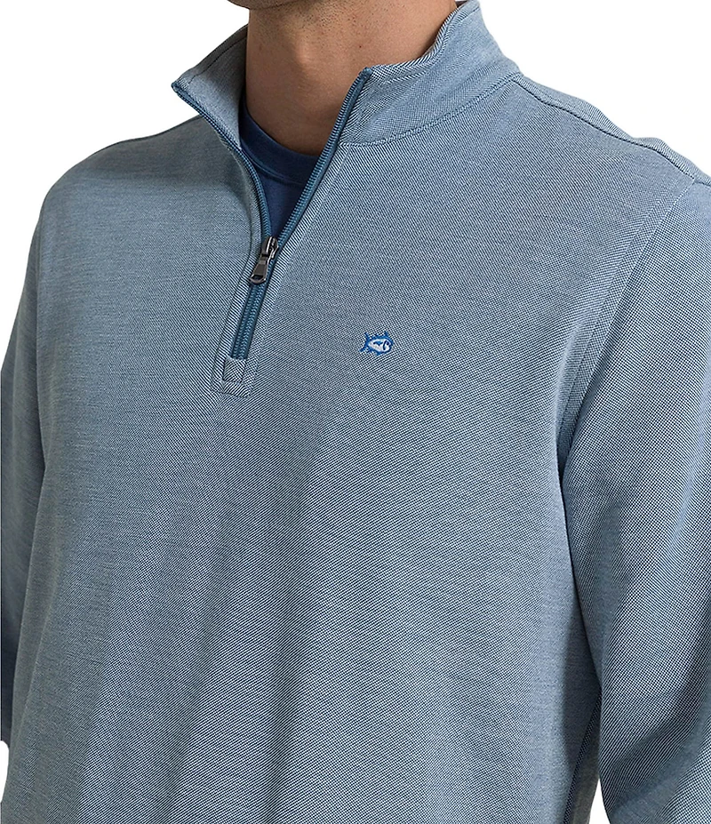 Southern Tide Sandy Cove Pique Quarter-Zip Pullover