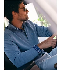 Southern Tide Sandy Cove Pique Quarter-Zip Pullover