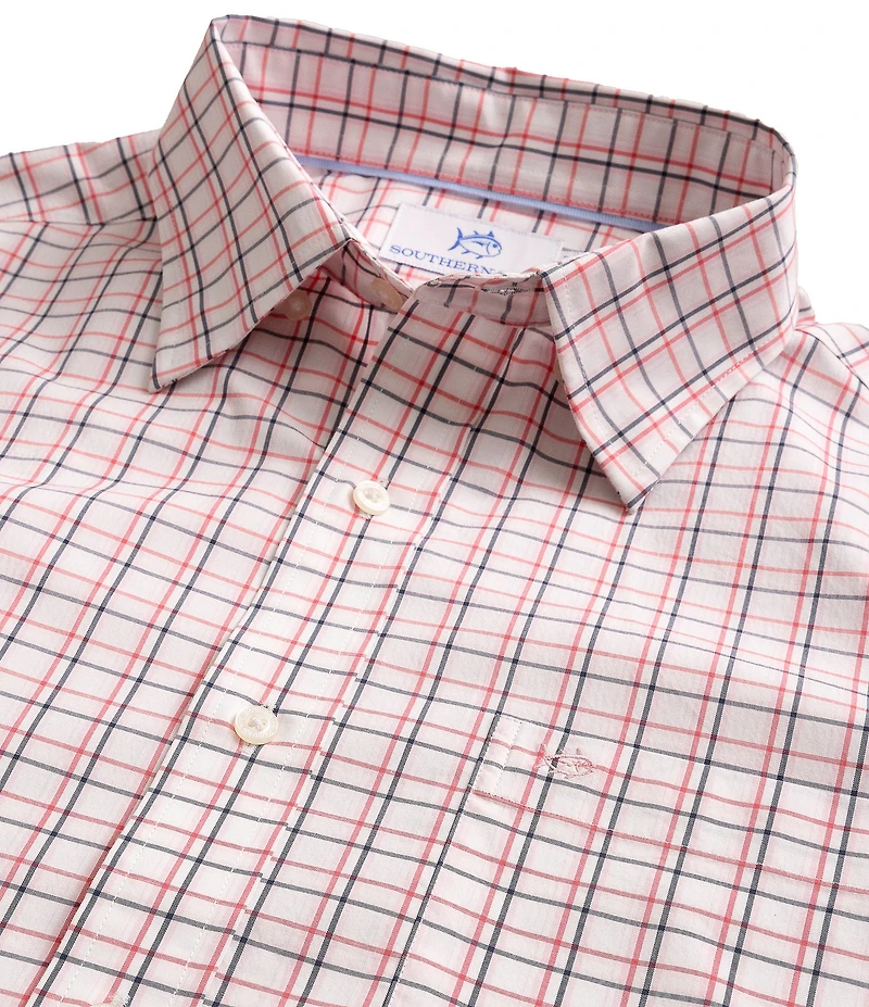 Southern Tide Sawmill Plaid Charleston Long Sleeve Woven Sport Shirt