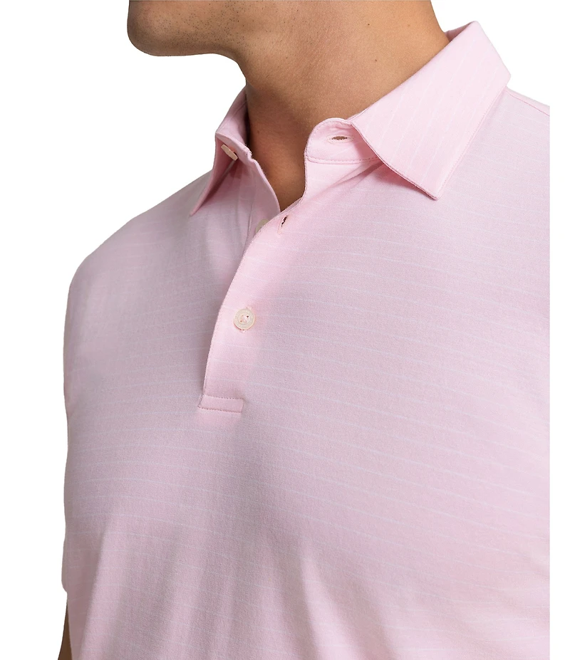 Southern Tide Seaport Kinston Stripe Short Sleeve Polo Shirt