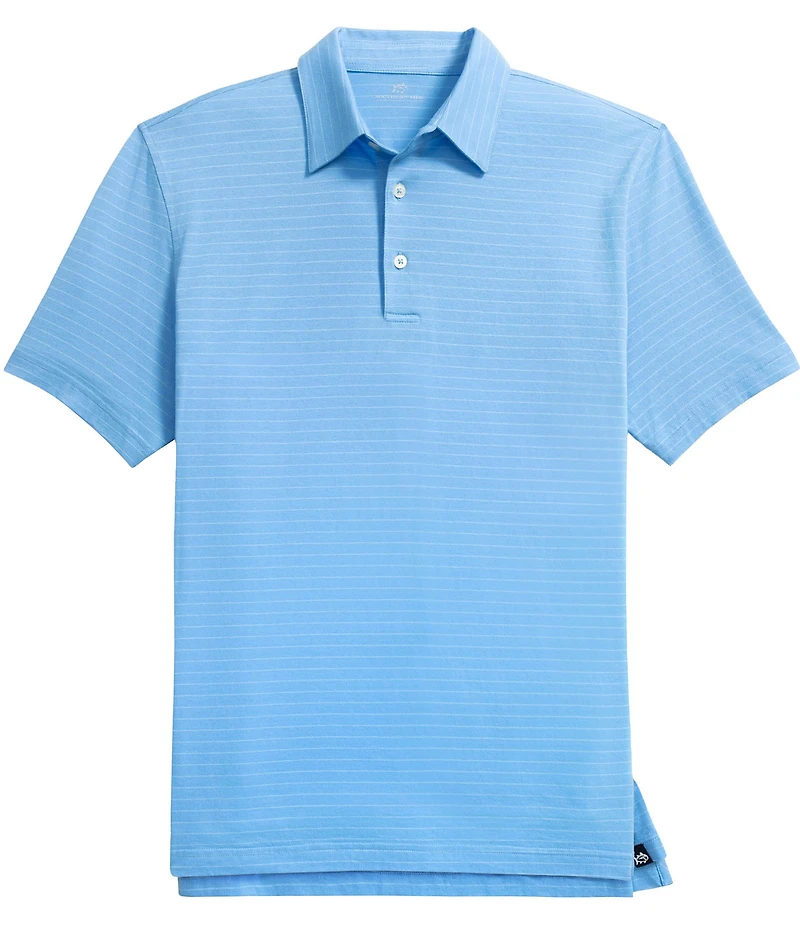 Southern Tide Seaport Kinston Stripe Short Sleeve Polo Shirt