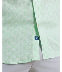 Southern Tide Seashell Cove Short Sleeve Woven Shirt