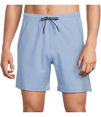 Southern Tide Seersucker Stripe Maritime Swim Trunks