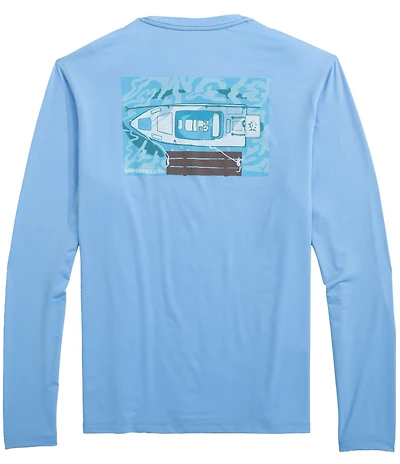 Southern Tide Skiff Dockview Performance Stretch Long Sleeve T-Shirt