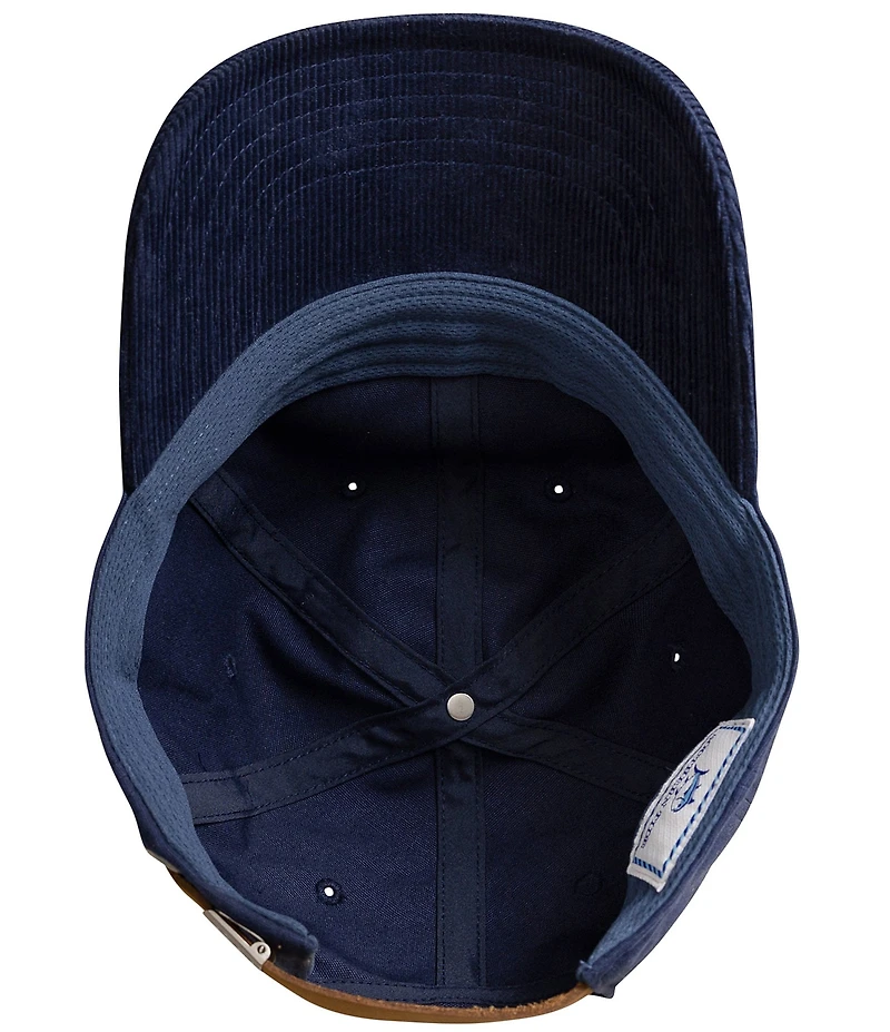 Southern Tide Skipjack Canvas Leather Strap Hat