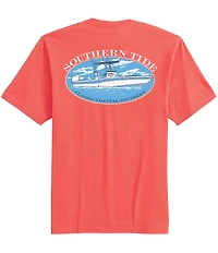 Southern Tide Skipjack Center Console Short Sleeve T-Shirt