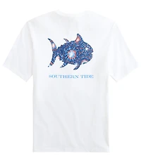 Southern Tide Skipjack Fill Fireworks Short Sleeve T-Shirt