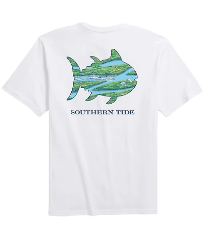 Southern Tide Skipjack Fill Marsh Scene Short Sleeve T-Shirt