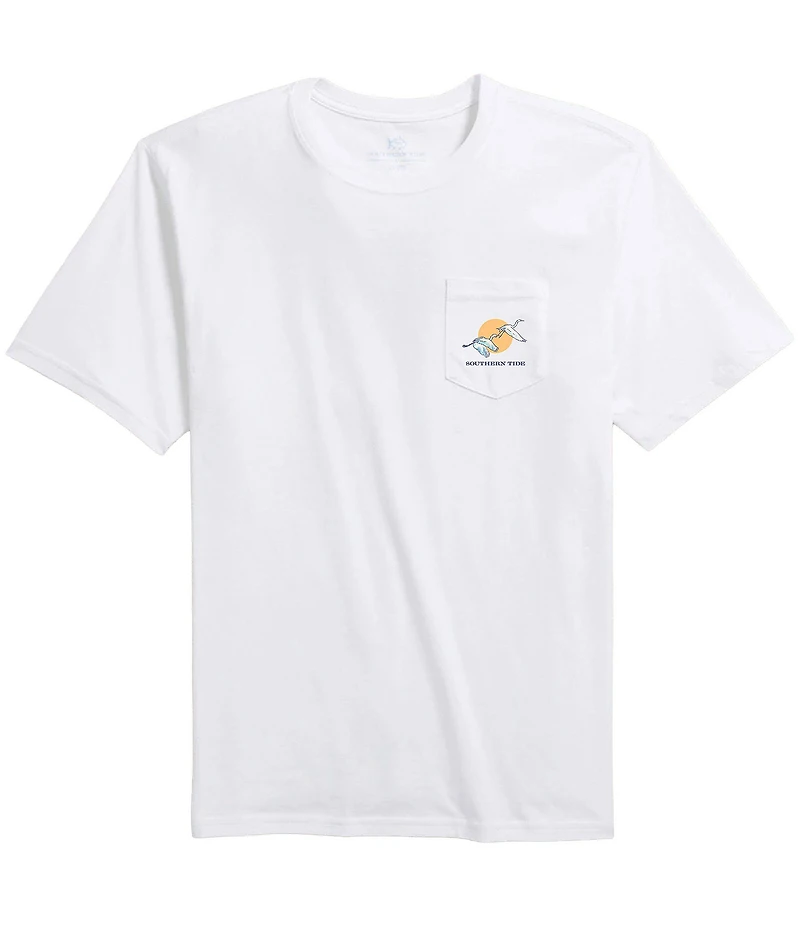Southern Tide Skipjack Fill Marsh Scene Short Sleeve T-Shirt