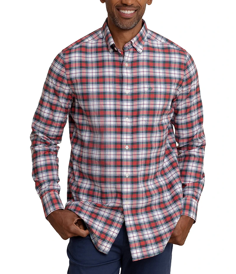 Southern Tide Skipjack Macduff Tartan Long Sleeve Woven Shirt