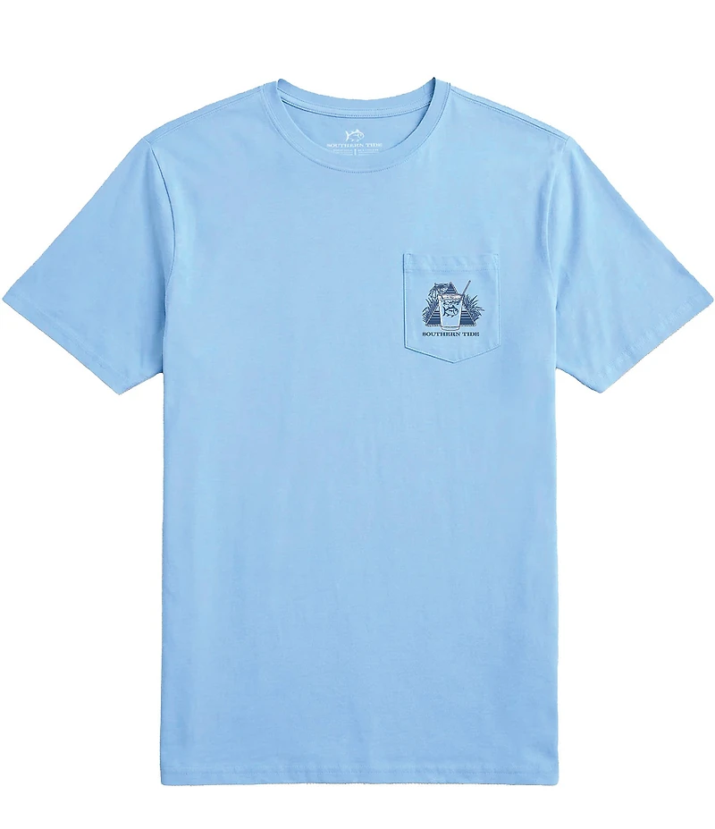 Southern Tide Skipjack Sunset Cocktail Short Sleeve T-Shirt