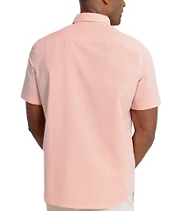 Southern Tide Stretch Stripe Seersucker Follyfield Short Sleeve Woven Shirt