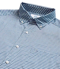 Southern Tide Stripe Long Sleeve Woven Shirt