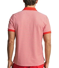 Southern Tide Striped Skipjack Short Sleeve Polo Shirt
