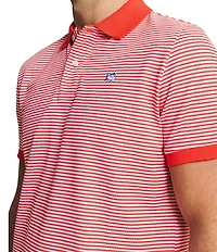 Southern Tide Striped Skipjack Short Sleeve Polo Shirt