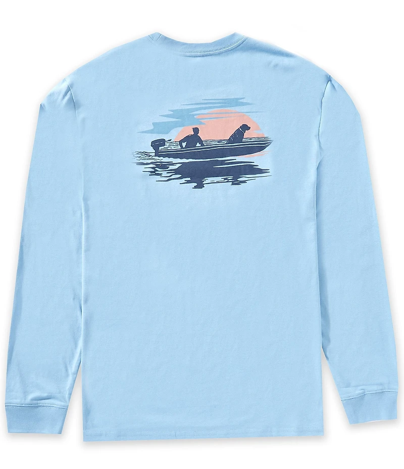 Southern Tide Sunset Fashion Long Sleeve T-Shirt