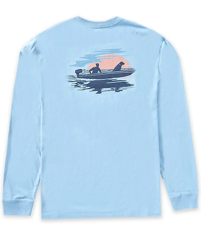 Southern Tide Sunset Fashion Long Sleeve T-Shirt