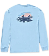 Southern Tide Sunset Fashion Long Sleeve T-Shirt