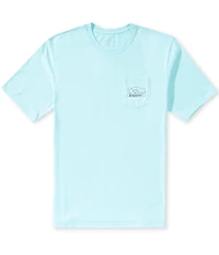 Southern Tide Sunset Skipjack Boat Short Sleeve T-Shirt