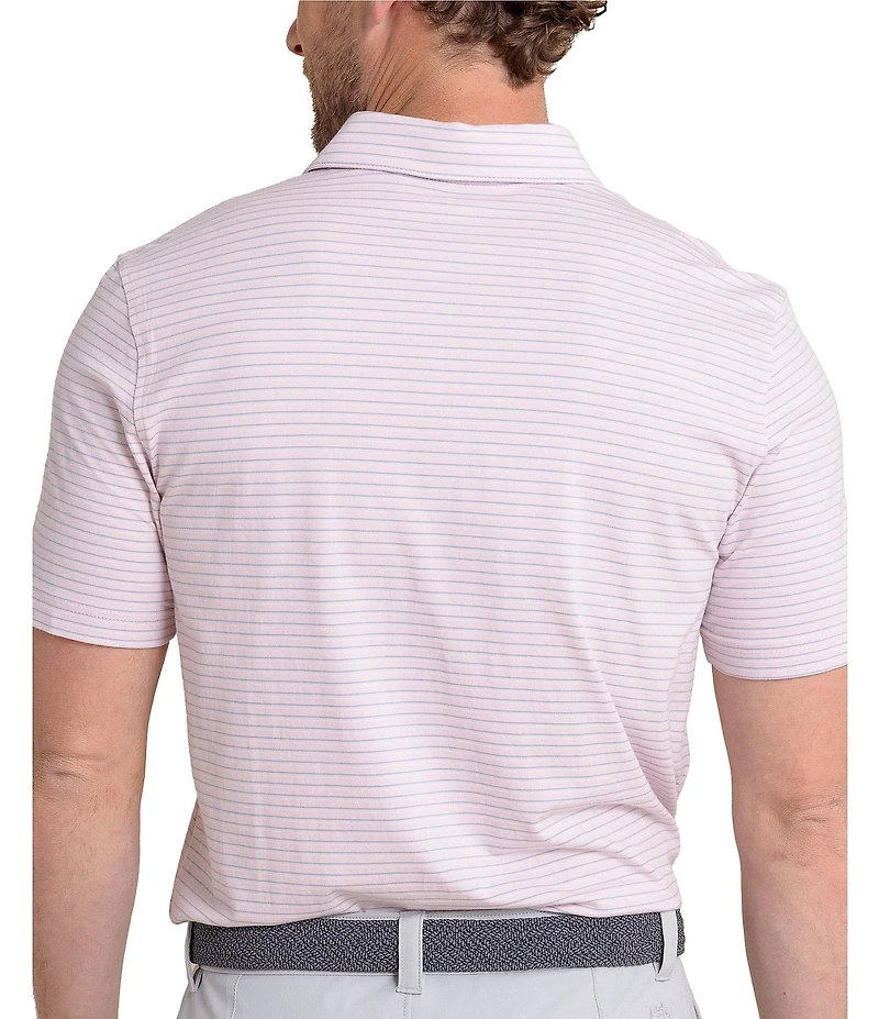 Southern Tide The Seaport Kinston Stripe Short Sleeve Polo Shirt