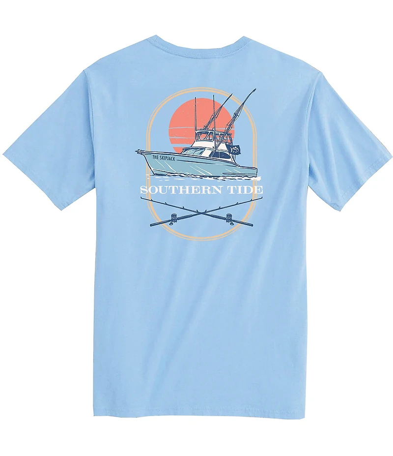 Southern Tide The Skipjack Deep Sea Fishing Boat Short Sleeve T-Shirt