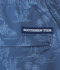 Southern Tide Tide To The Shore 6#double; Inseam Swim Trunks
