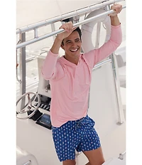 Southern Tide Tropical Tango Maritime 6#double; inseam Swim Trunks