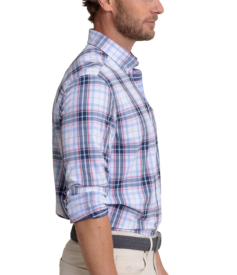 Southern Tide Willowbrook Plaid Intercoastal Long Sleeve Woven Shirt