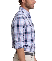 Southern Tide Willowbrook Plaid Intercoastal Long Sleeve Woven Shirt