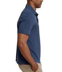 Southern Tide Woodland Covered Placket Short Sleeve Polo Shirt