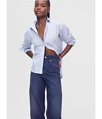 Spanx 2.0 Stretch Pull On Wide Leg Jeans