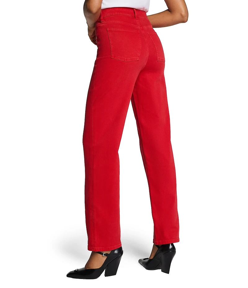 Spanx 90s High Rise Denim Straight Leg Jeans