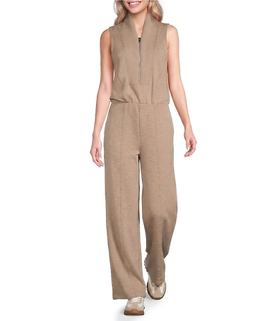 Spanx AirEssentials® Quarter Zip Sleeveless Jumpsuit