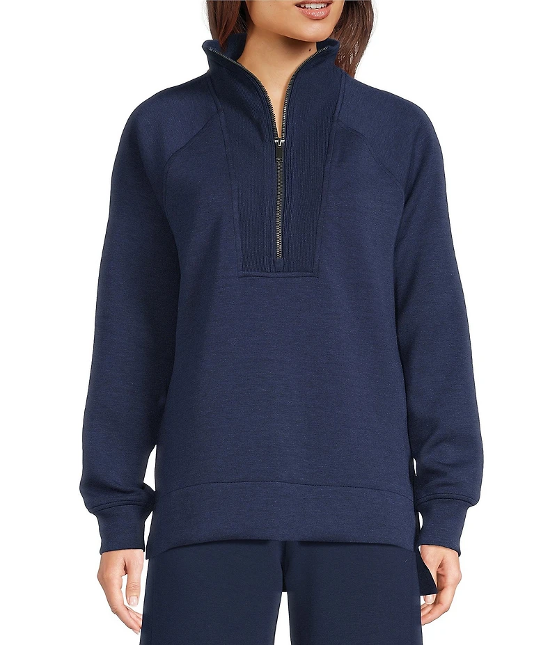 Spanx AirEssentials® Brushed Half Zip Mock Neck Coordinating Tunic