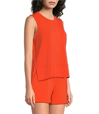 SPANX AirEssentials Crew Neck Sleeveless Knit Tank Top