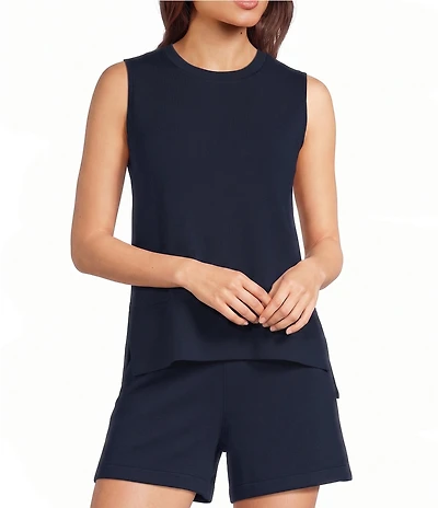 SPANX AirEssentials Crew Neck Sleeveless Knit Tank Top