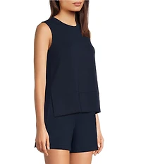 SPANX AirEssentials Crew Neck Sleeveless Knit Tank Top