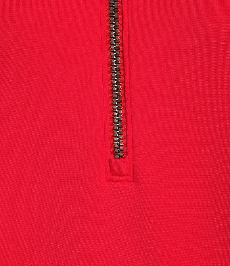Spanx AirEssentials Halfzip Knit Crew Neck Long Sleeve Dress