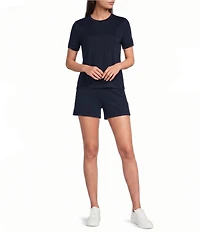SPANX AirEssentials High Rise Double Knit Drawstring Shorts