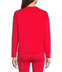 Spanx AirEssentials Knit Long Sleeve Side Slit Top