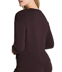 Spanx AirEssentials Knit Long Sleeve Side Slit Top
