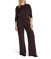 Spanx AirEssentials Knit Long Sleeve Side Slit Top
